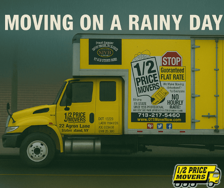 moving on a rainy day