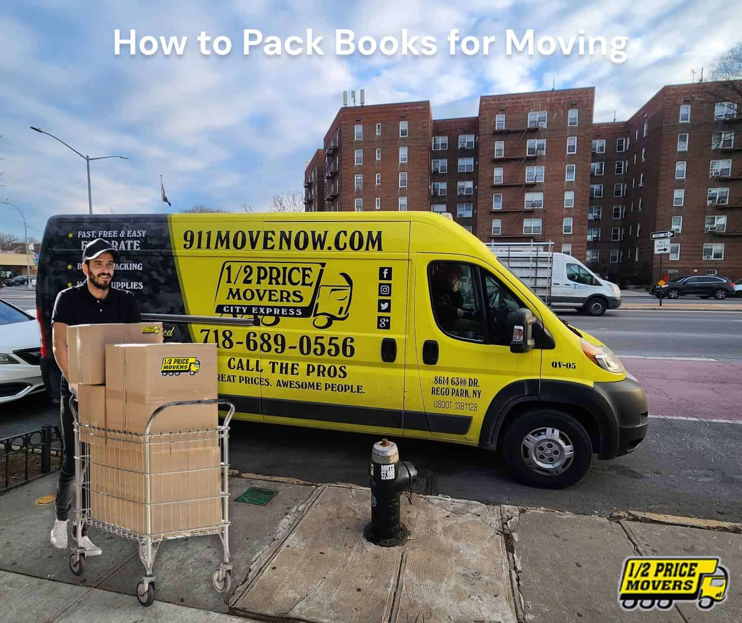 How to pack books while moving