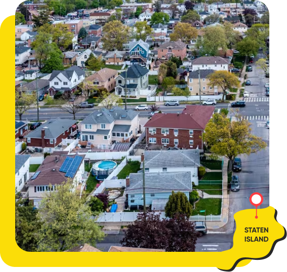 My Half Price Staten Island Tottenville Movers Map